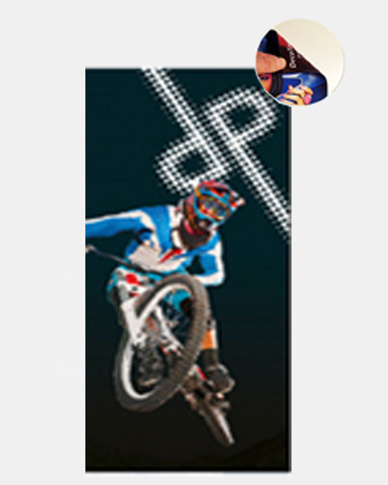 Vepor med dubbelsidigt tryck