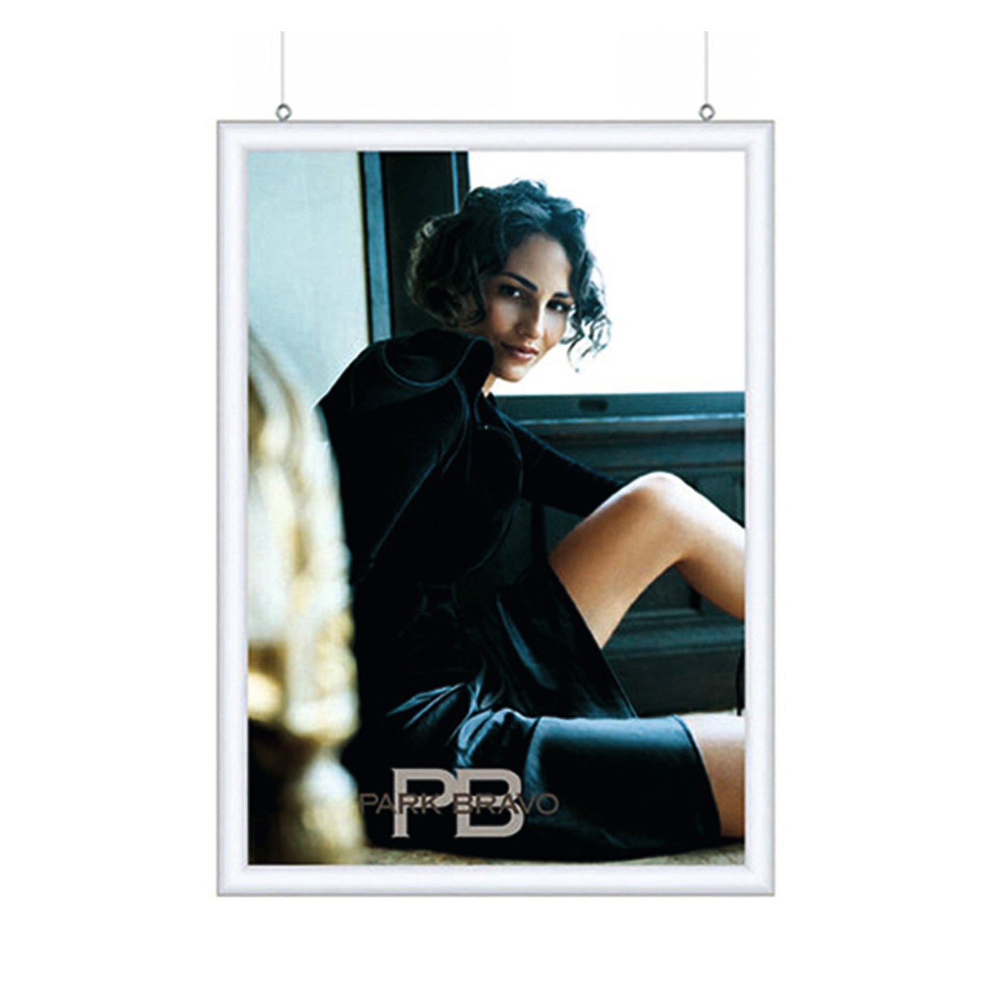 Snapp-Ram, vägg, 25 mm profil - Dubbelsidig