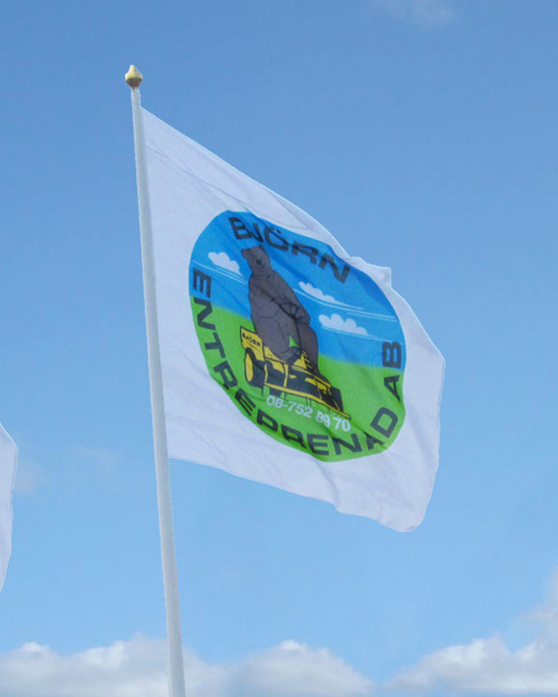 Screentyckt flagga 175 x 130 cm