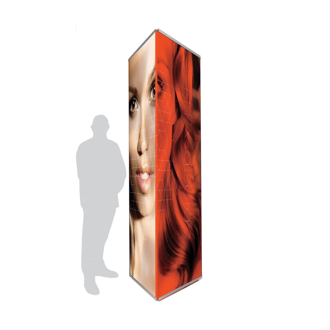 Flex-display, Totem – flexibelt displaysystem – frontvy
