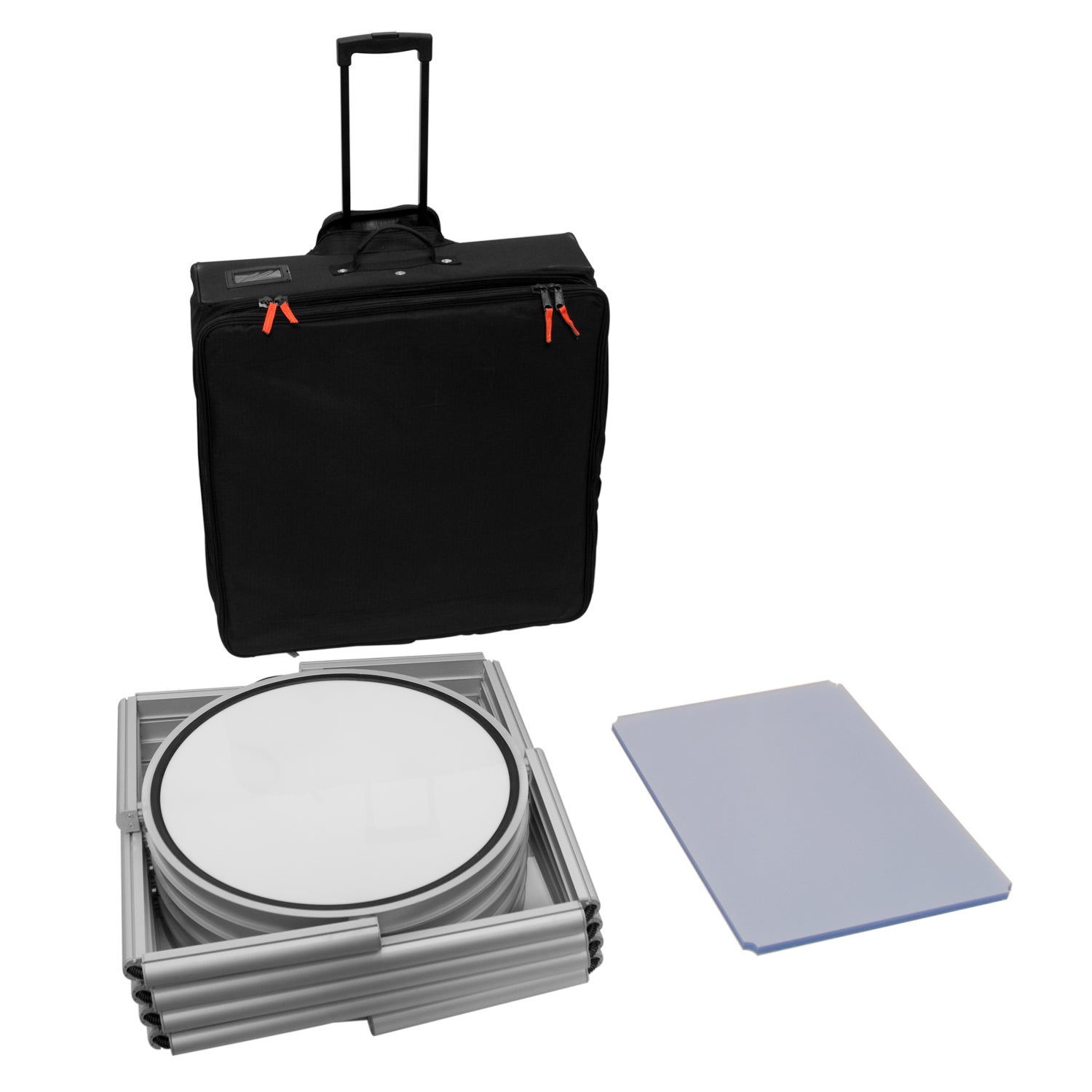 Portabel rund Glasmonter 