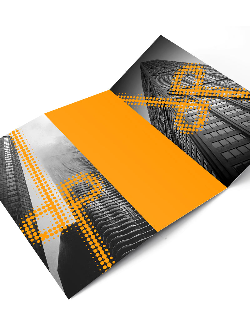 Folder 6-sidor - 105 x 297 mm