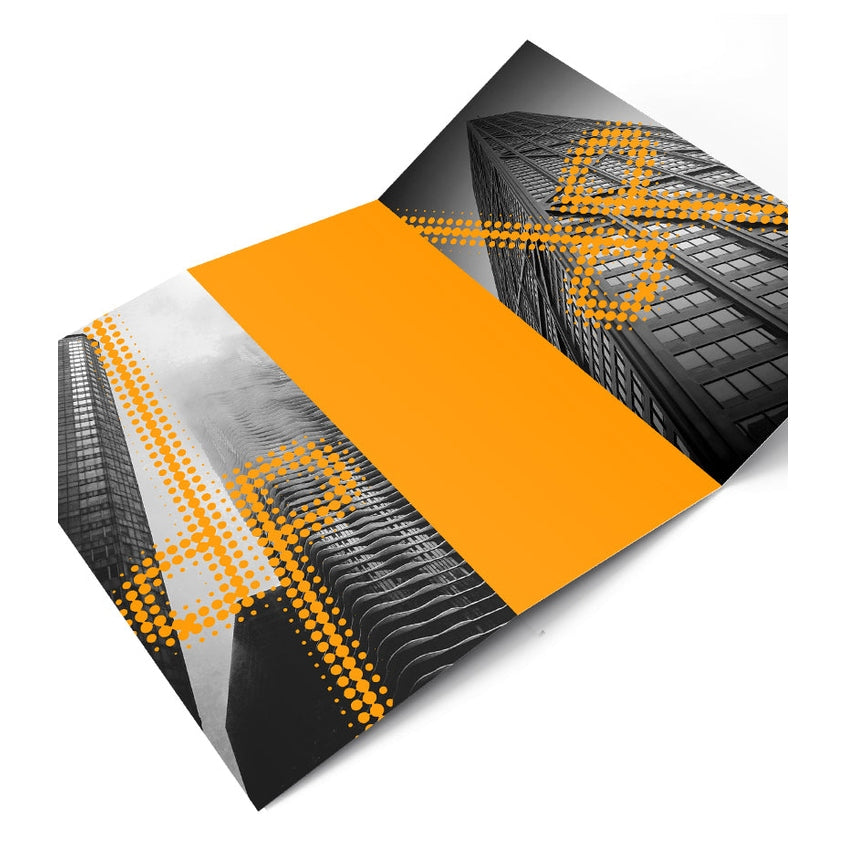 Folder 6-sidor - 105 x 297 mm