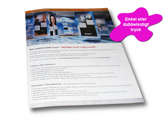 Tryck av A4-blad