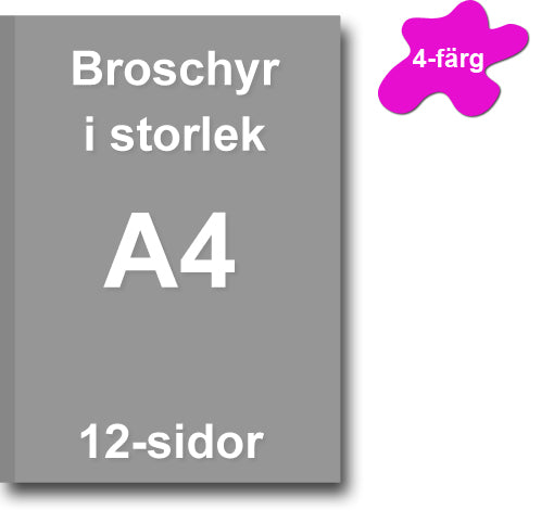 Broschyr 12 sidor