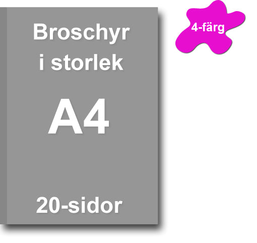 Broschyr 20 sidor