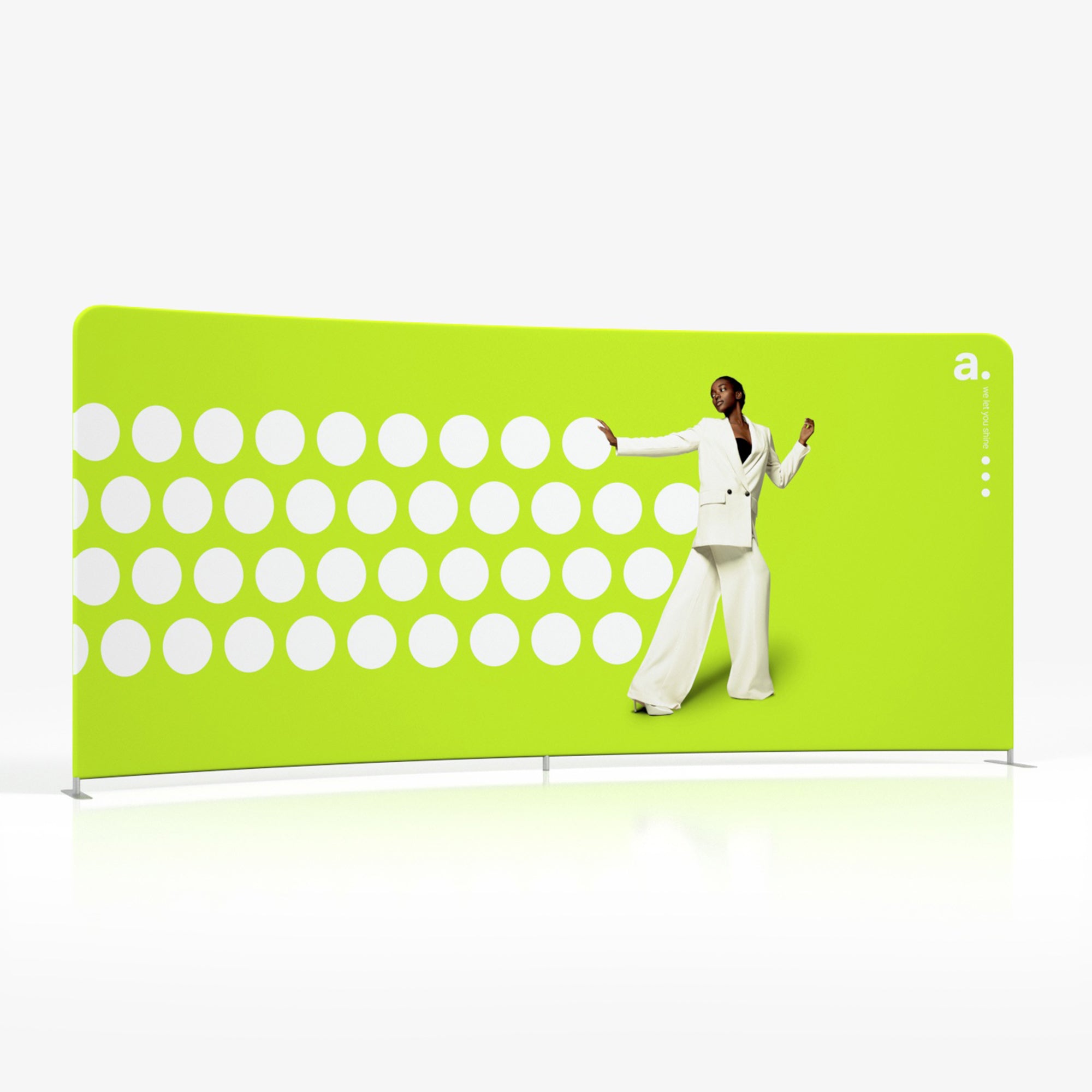 Mässvägg Softwall Svängd 