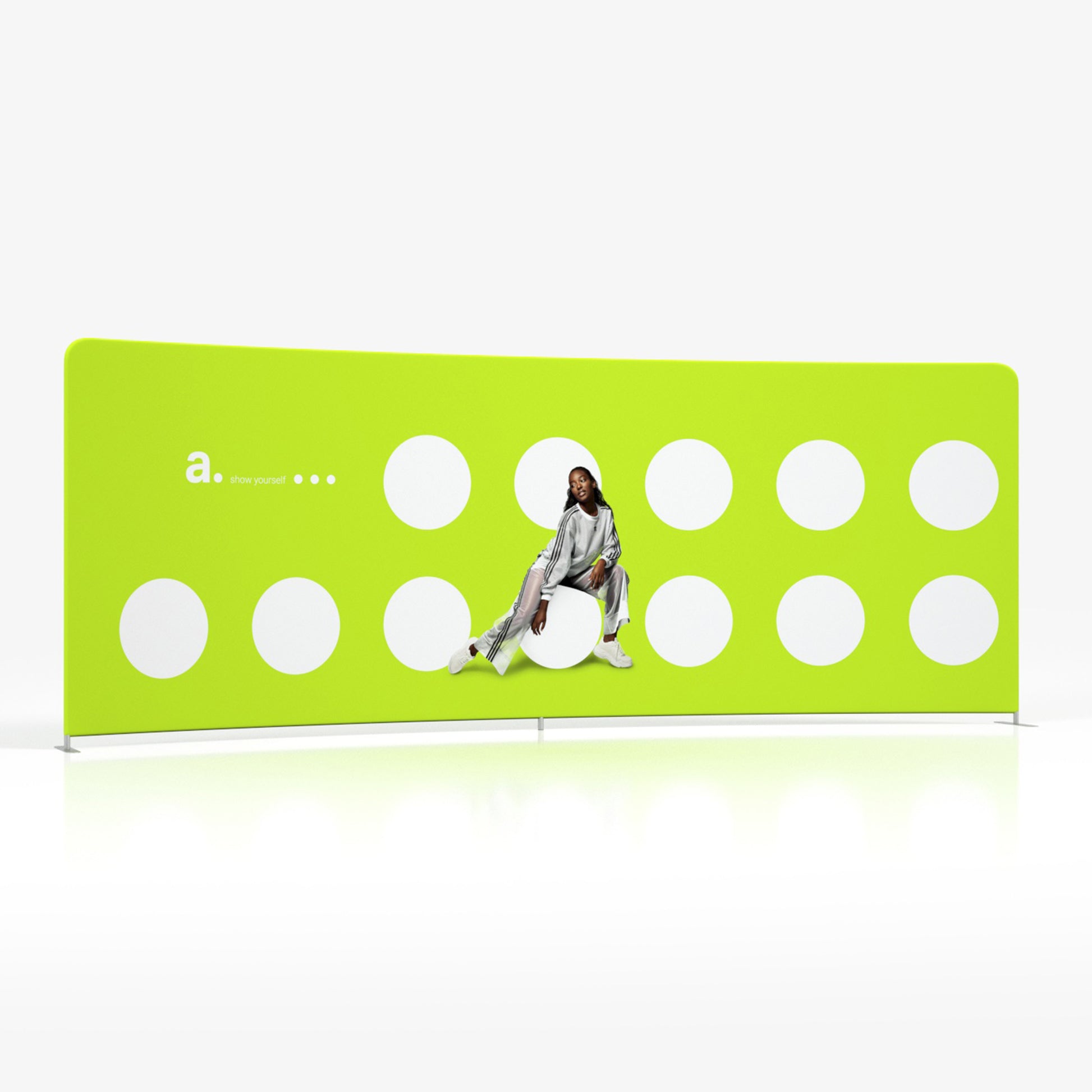 Mässvägg Softwall Svängd 