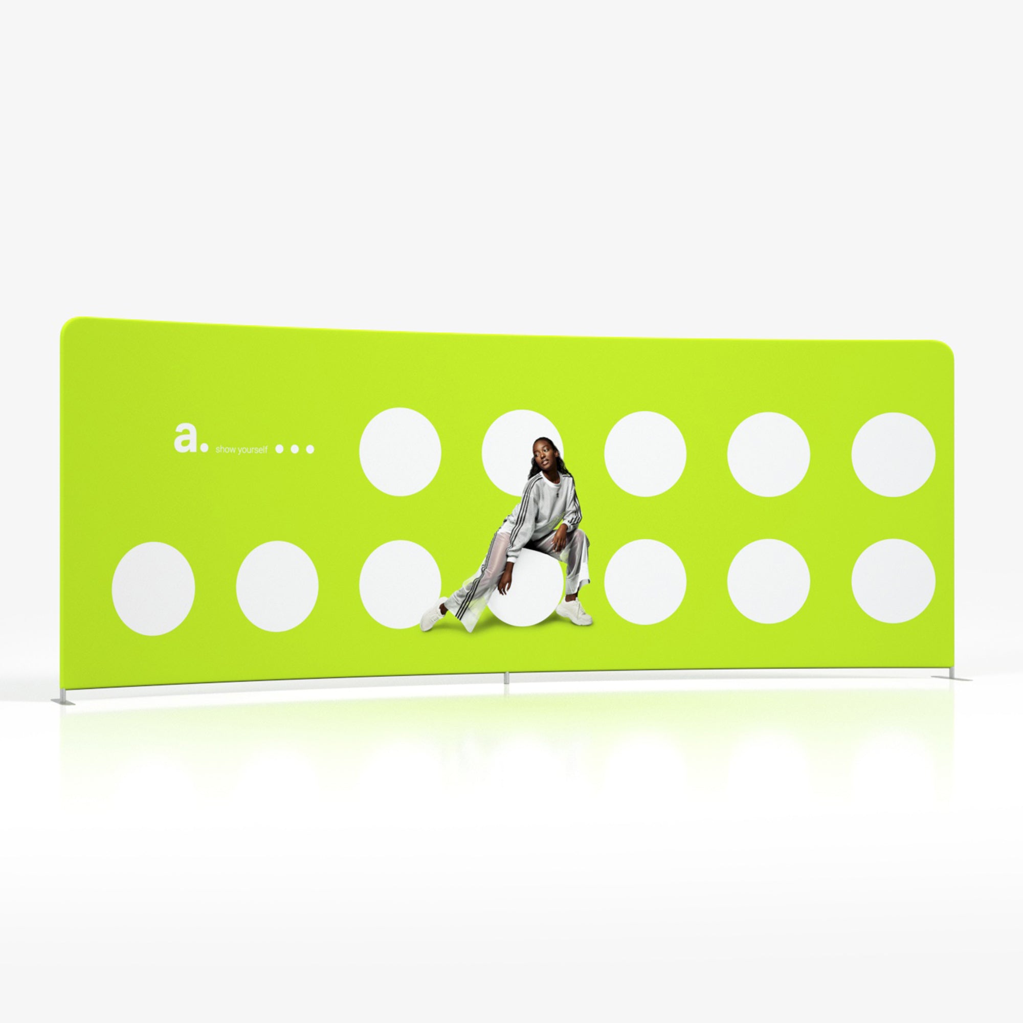 Mässvägg Softwall Svängd 