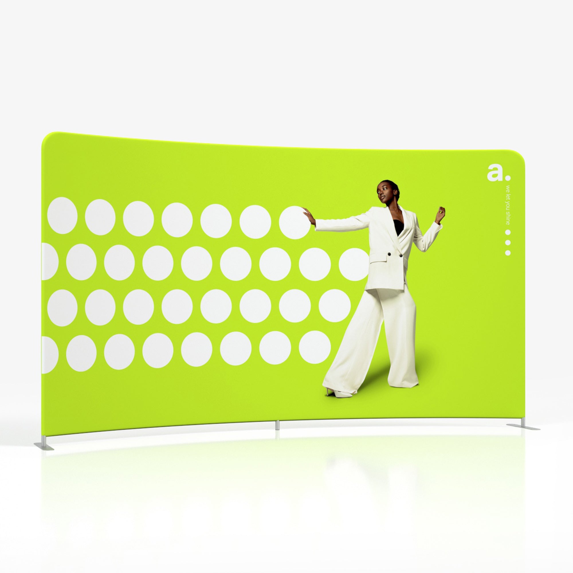 Mässvägg Softwall Svängd 