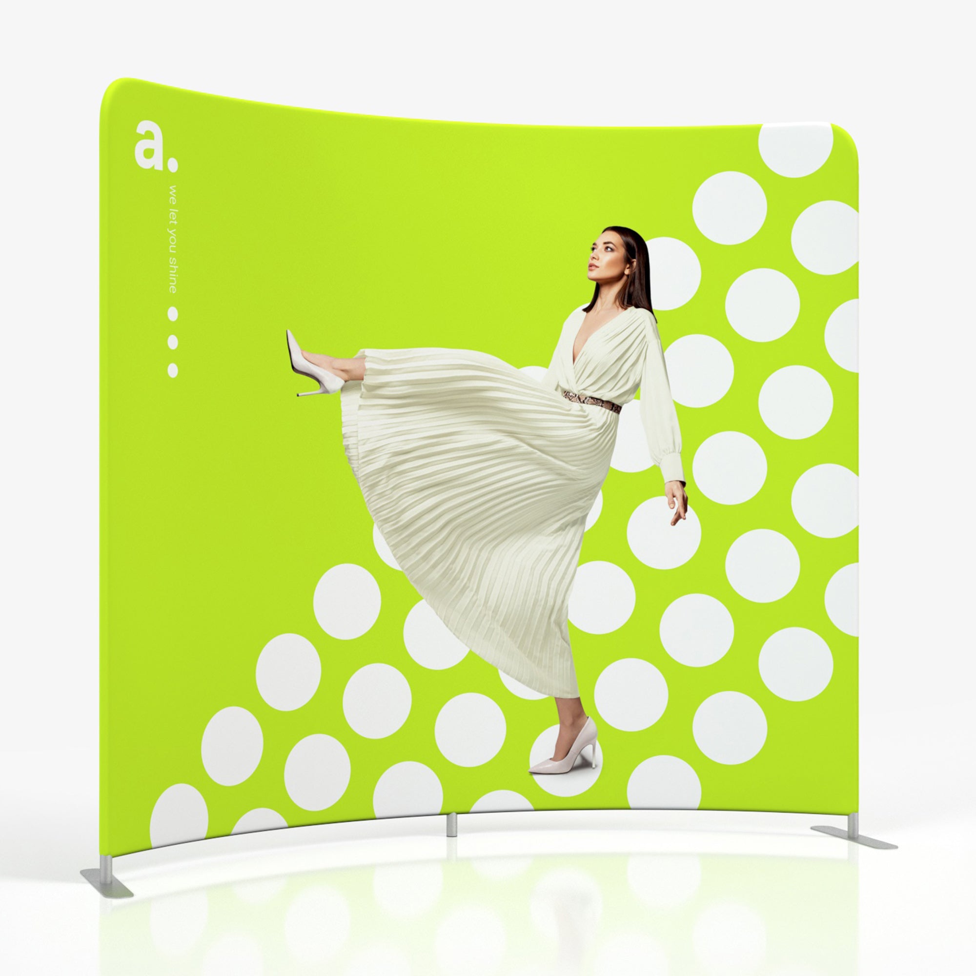 Mässvägg Softwall Svängd 