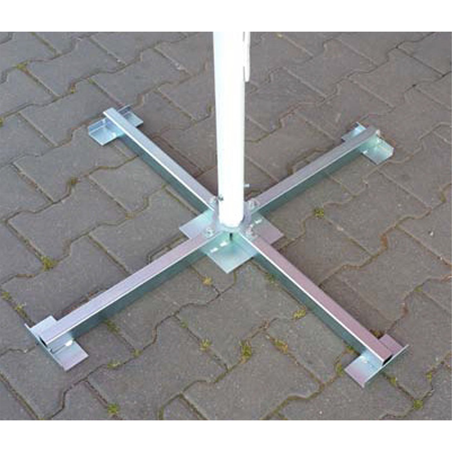 Fyrkantigt parasoll med tryck