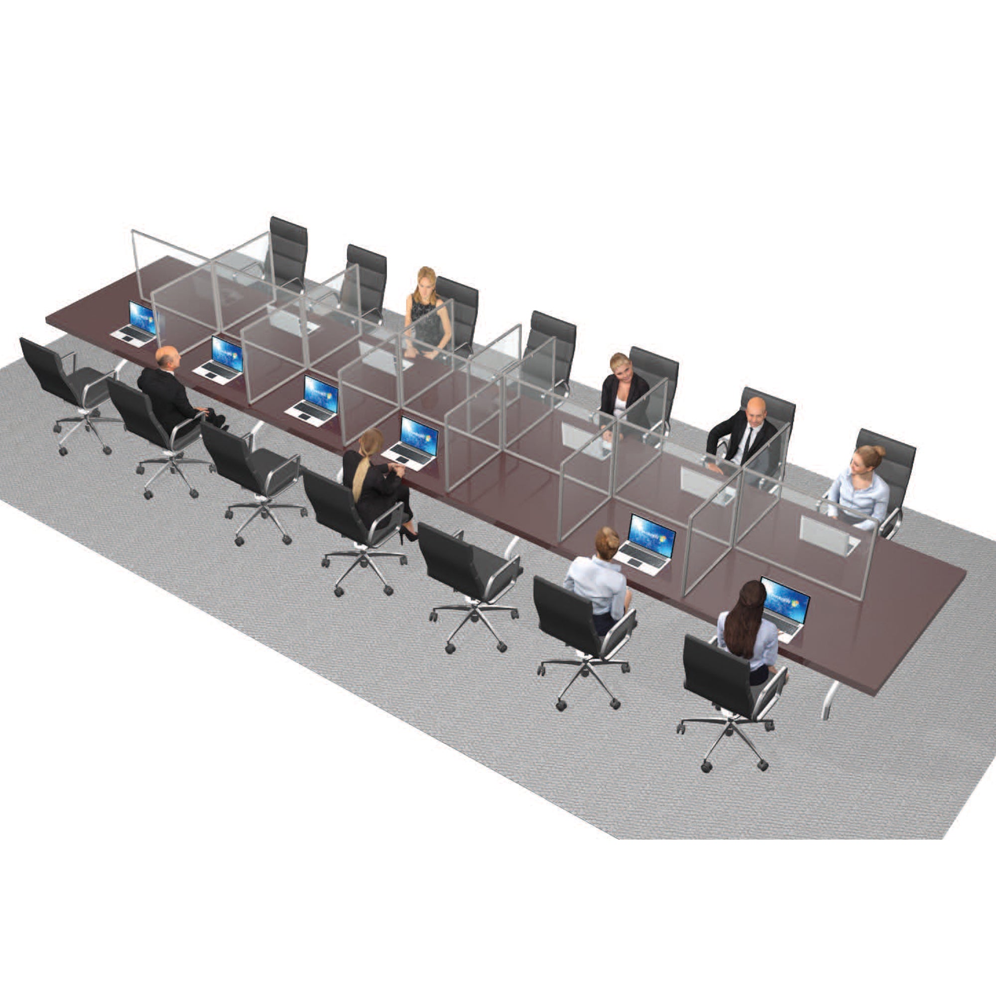 SKYDDSSKÄRM KONFERENSBORD