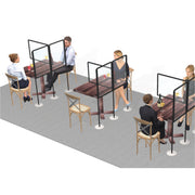 SKYDDSSKÄRM BORDS-/GOLVSTÄLL