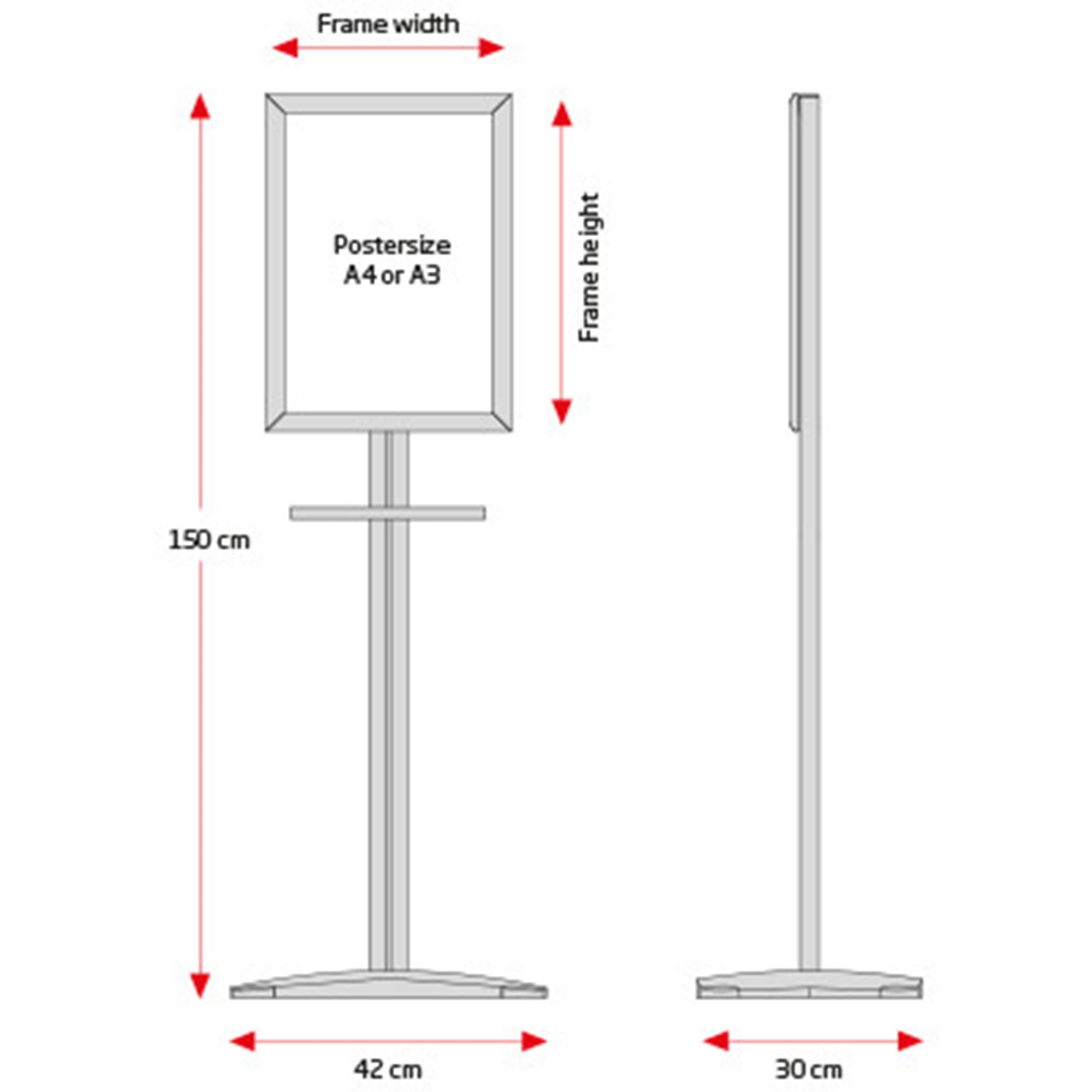 Handsprit Golvstativ