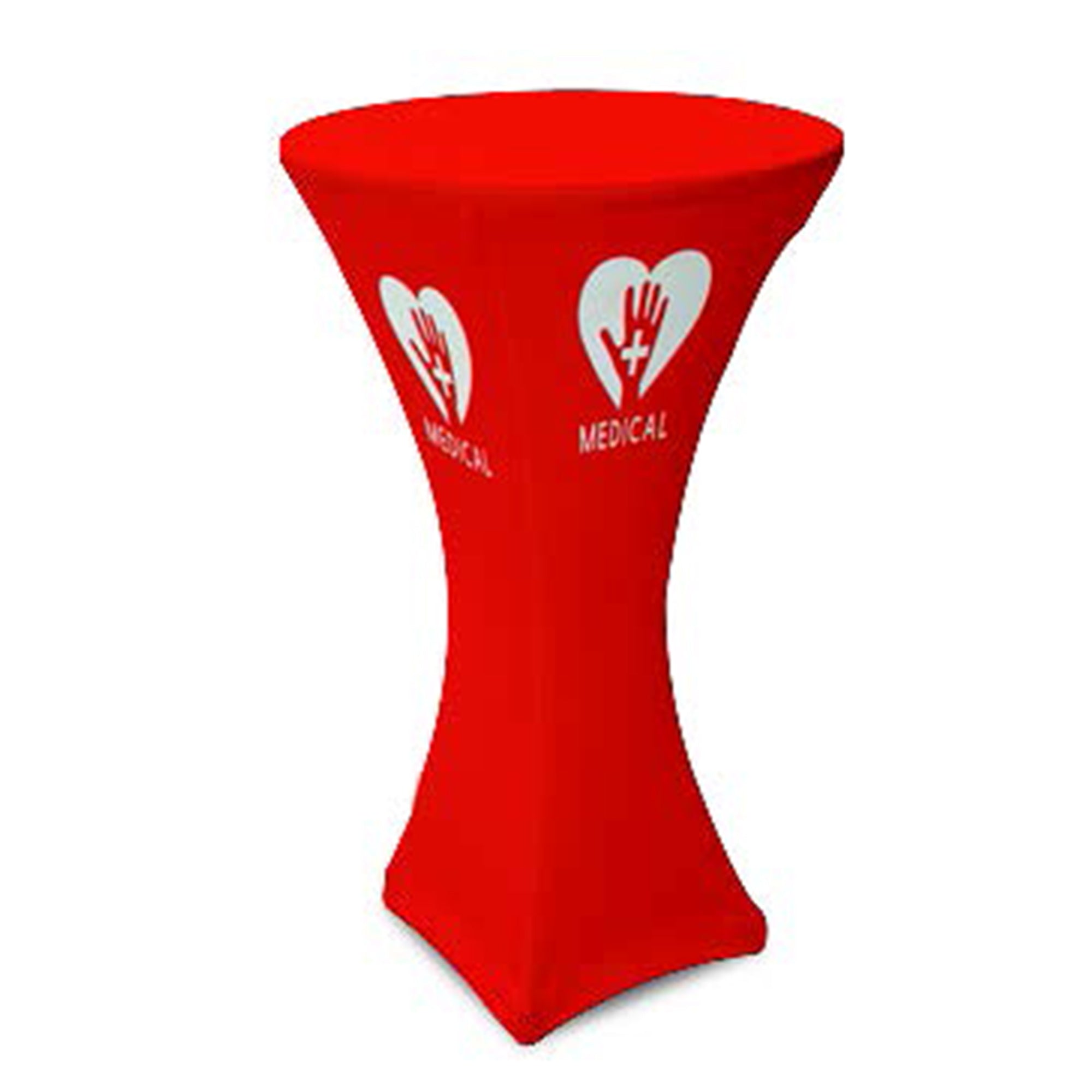 Ståbord med stretchtyg