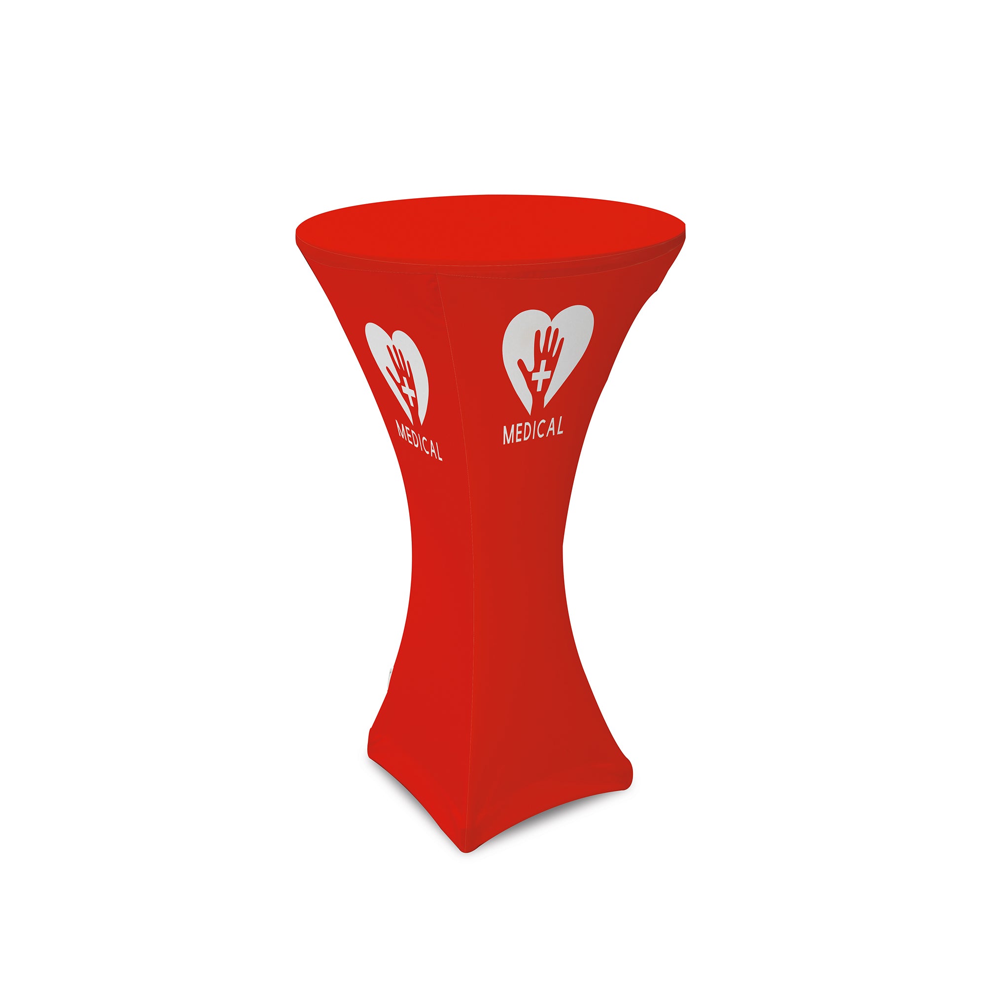 Ståbord med stretchtyg