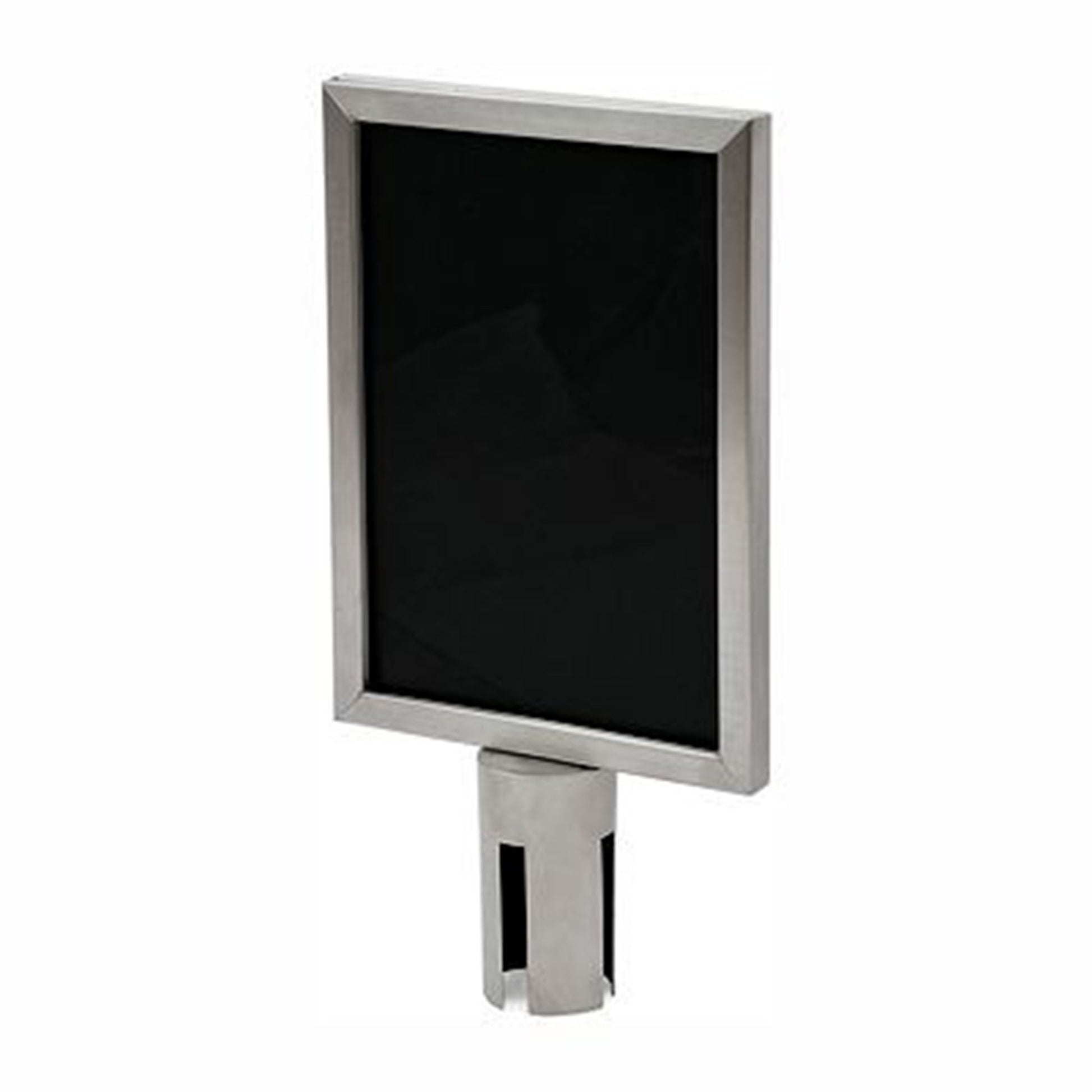 Avspärrningsstolpar silver med band 