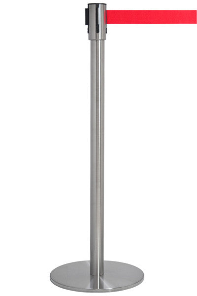 Avspärrningsstolpe silver