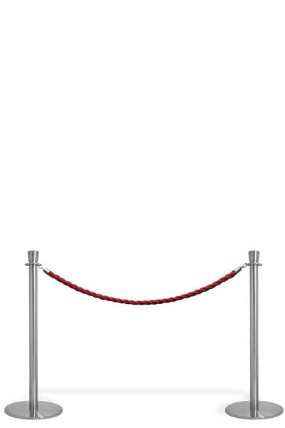 Köstolpar kit 2 st - silver med rep