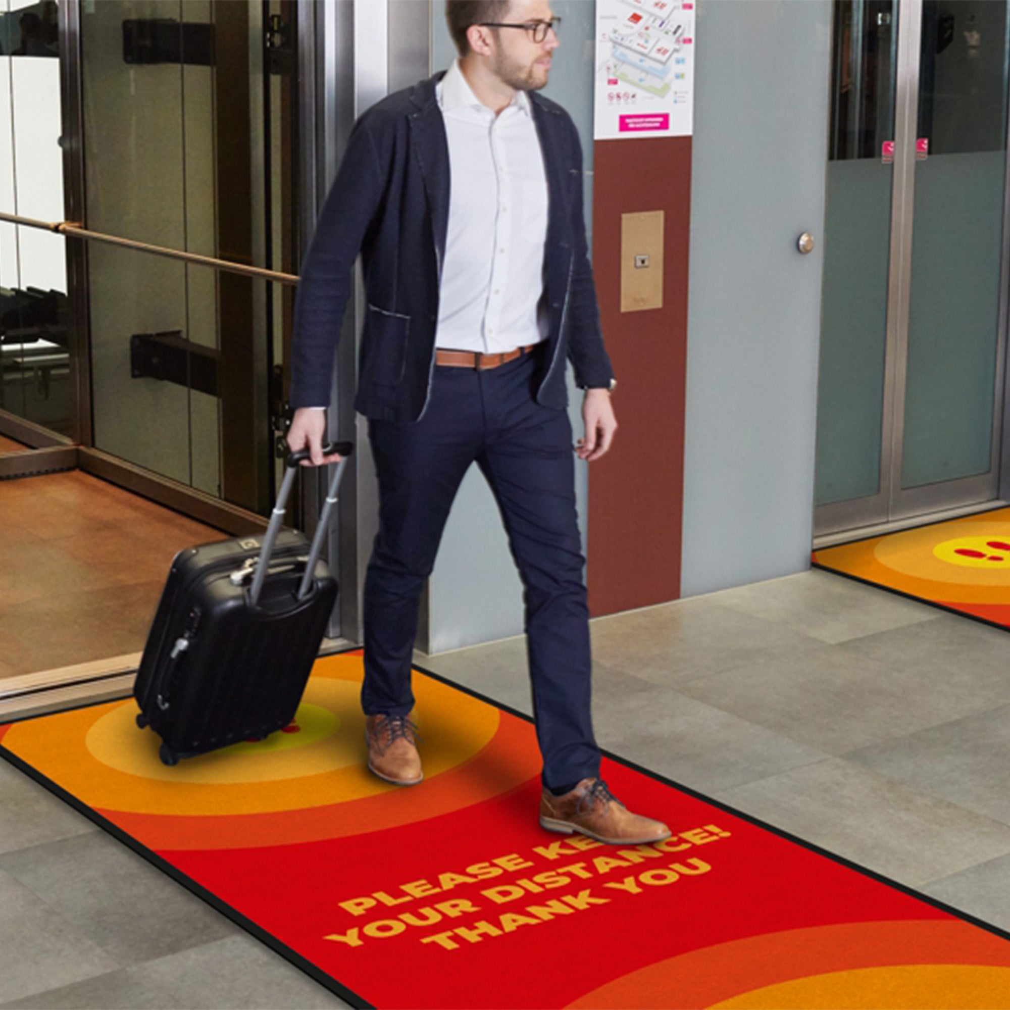 Entrématta Hållavstånd