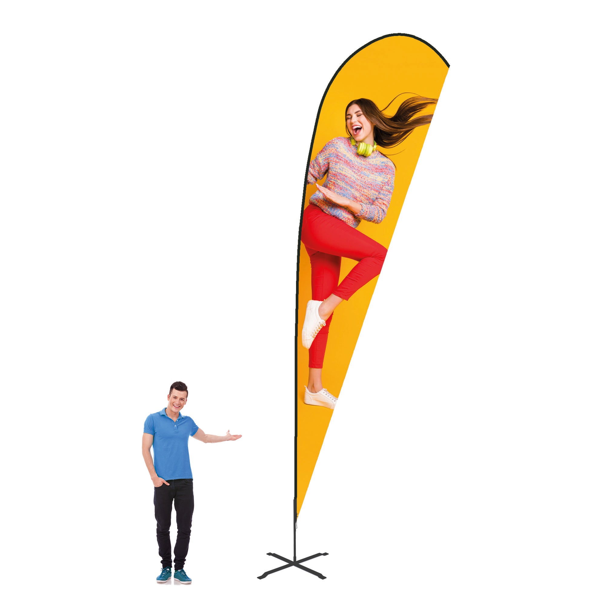 Beachflagga droppe XL