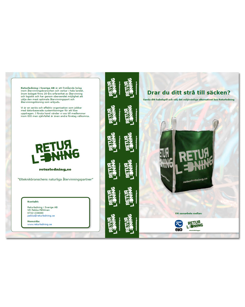 Folder 4-sidor A6 - 135 gram papper