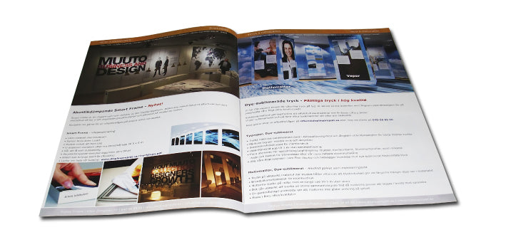 Folder 4-sidor A6 - 135 gram papper