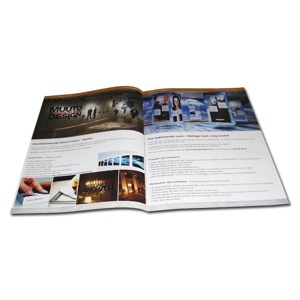 Folder 4-sidor A6 - 135 gram papper – reklamfolder / trycksak – alternativ vy