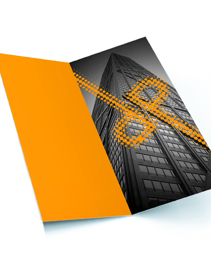 Folder 4-sidor A6 - 135 gram papper