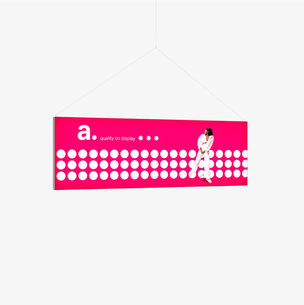 Ljuslåda Alu 140 Takhängd