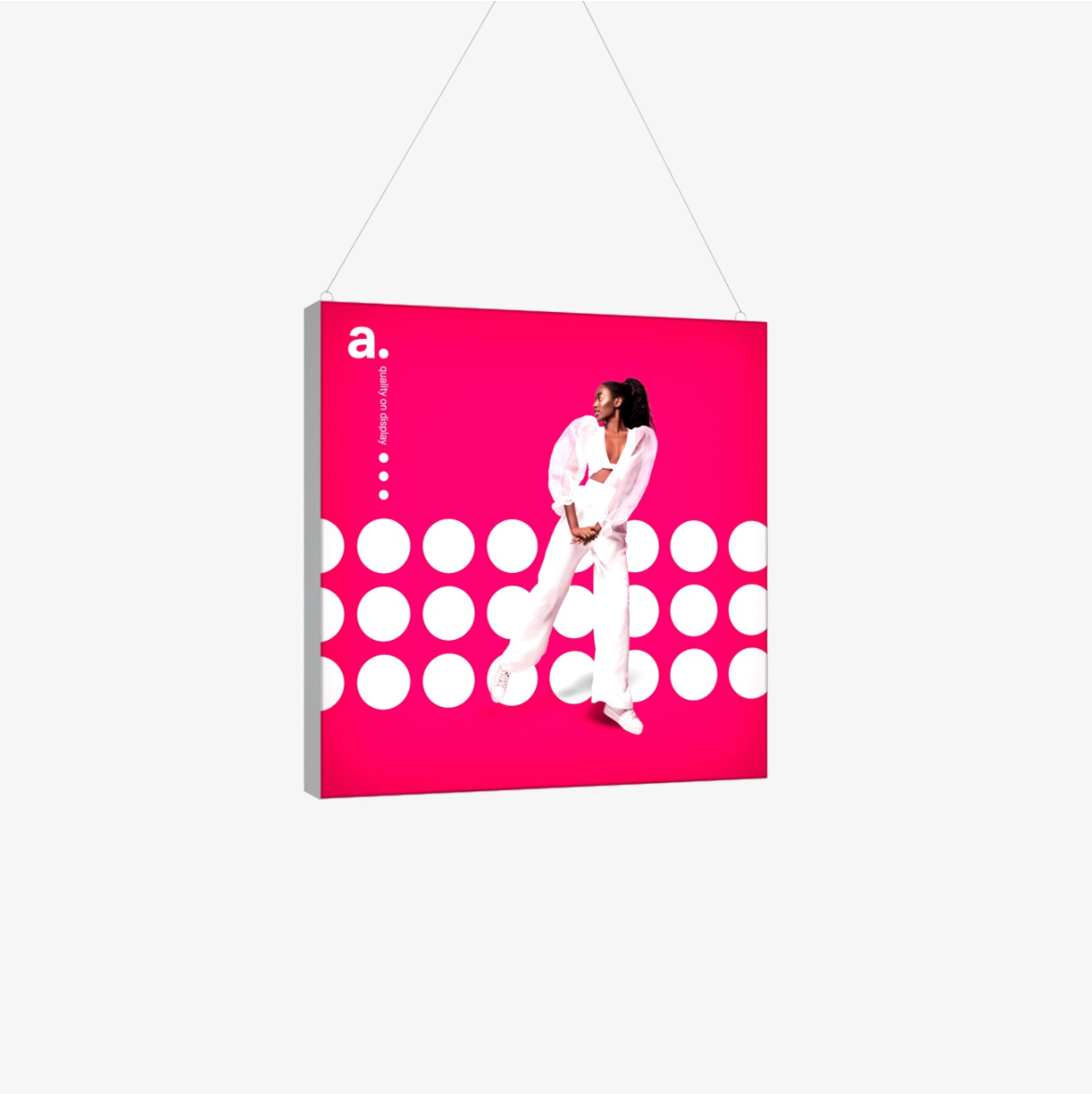 Nya Tryck - Ljuslåda Alu 140 Takhängd