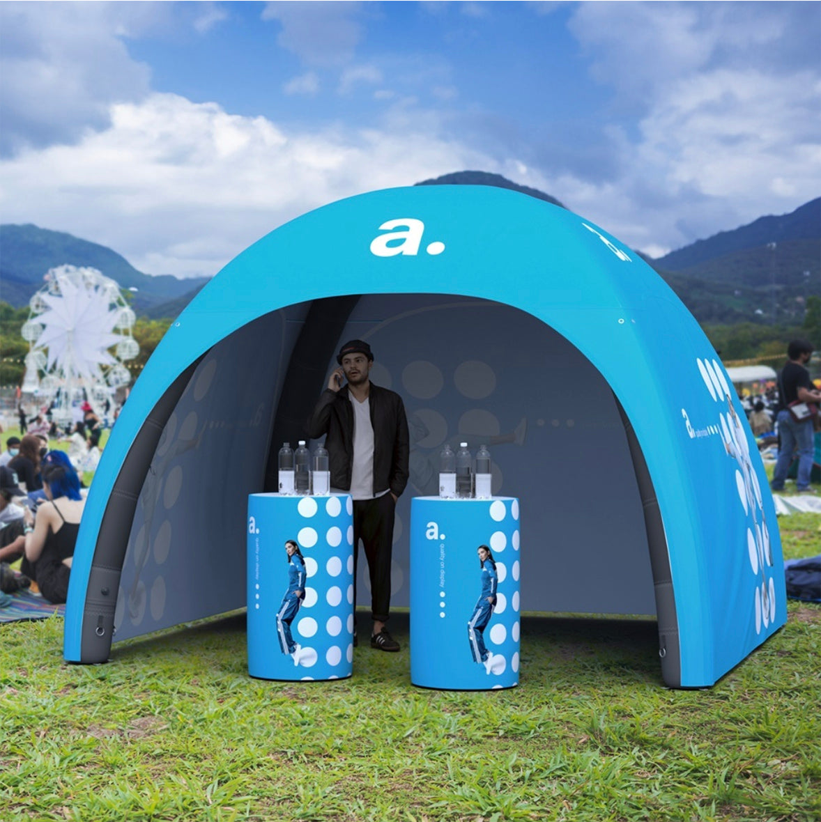 Uppblåsbart Ståbord