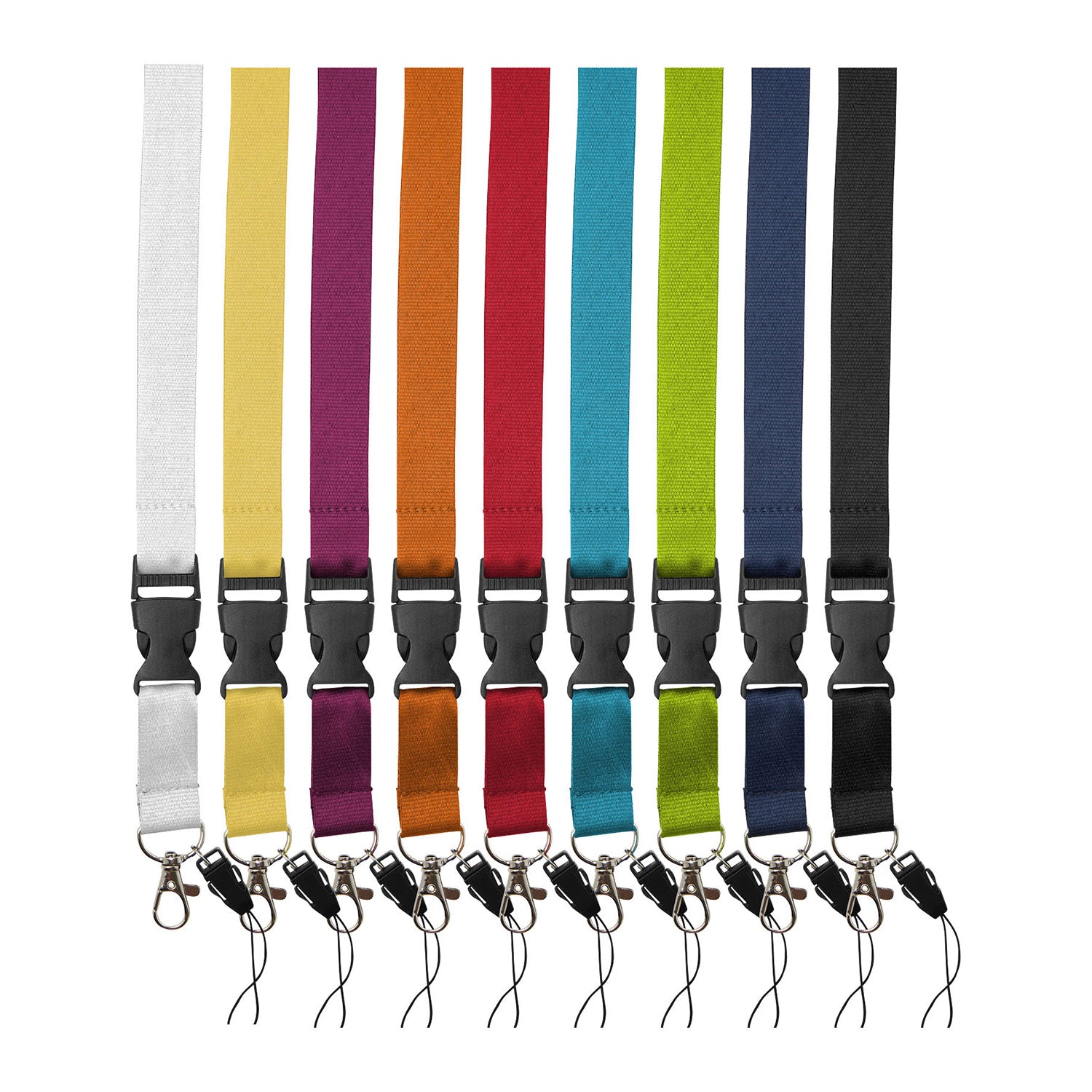 Sagan nyckelband med avtagbart spänne, telefonhållare