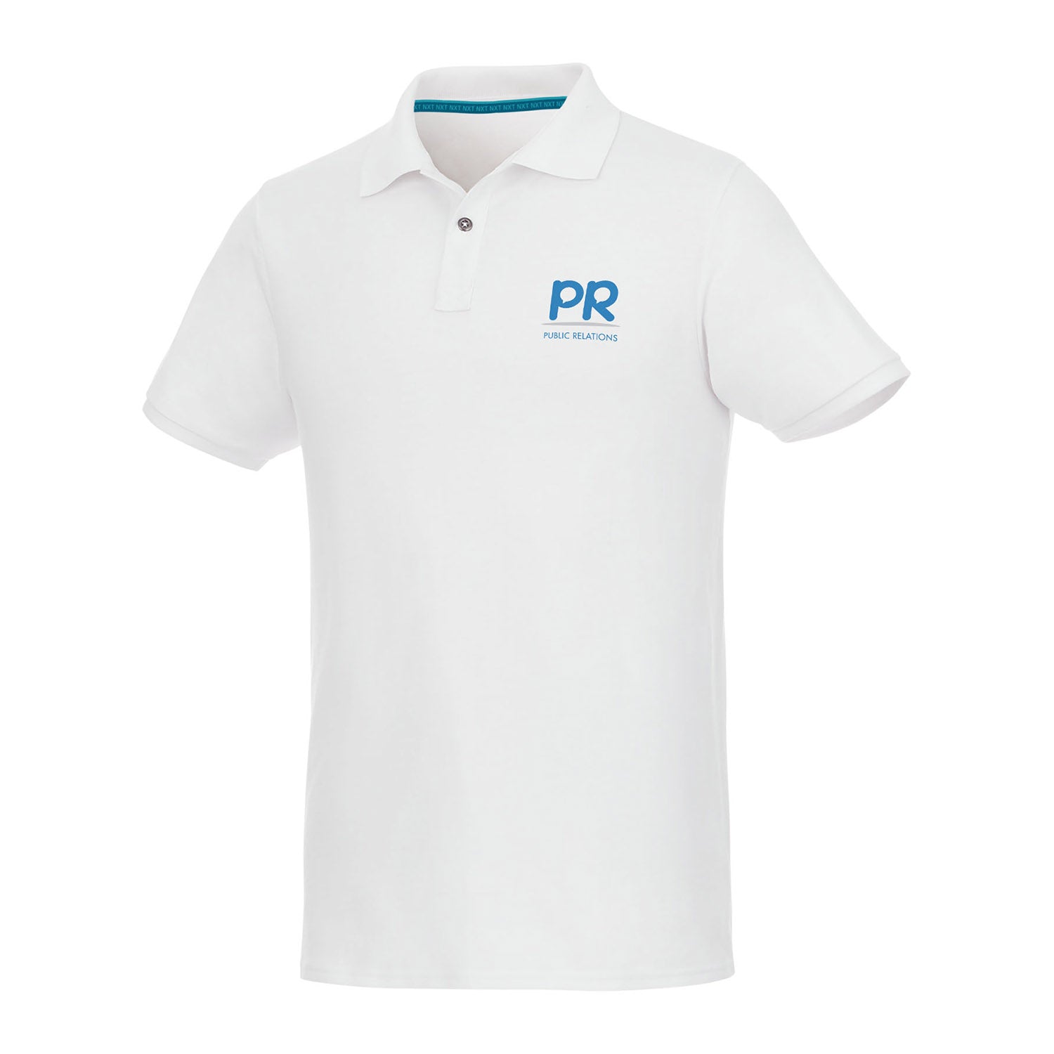 Beryl kortärmad piké av organiskt och återvunnet material för män