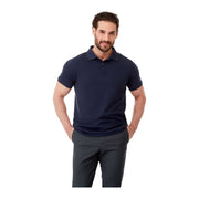 Beryl kortärmad piké av organiskt och återvunnet material för män