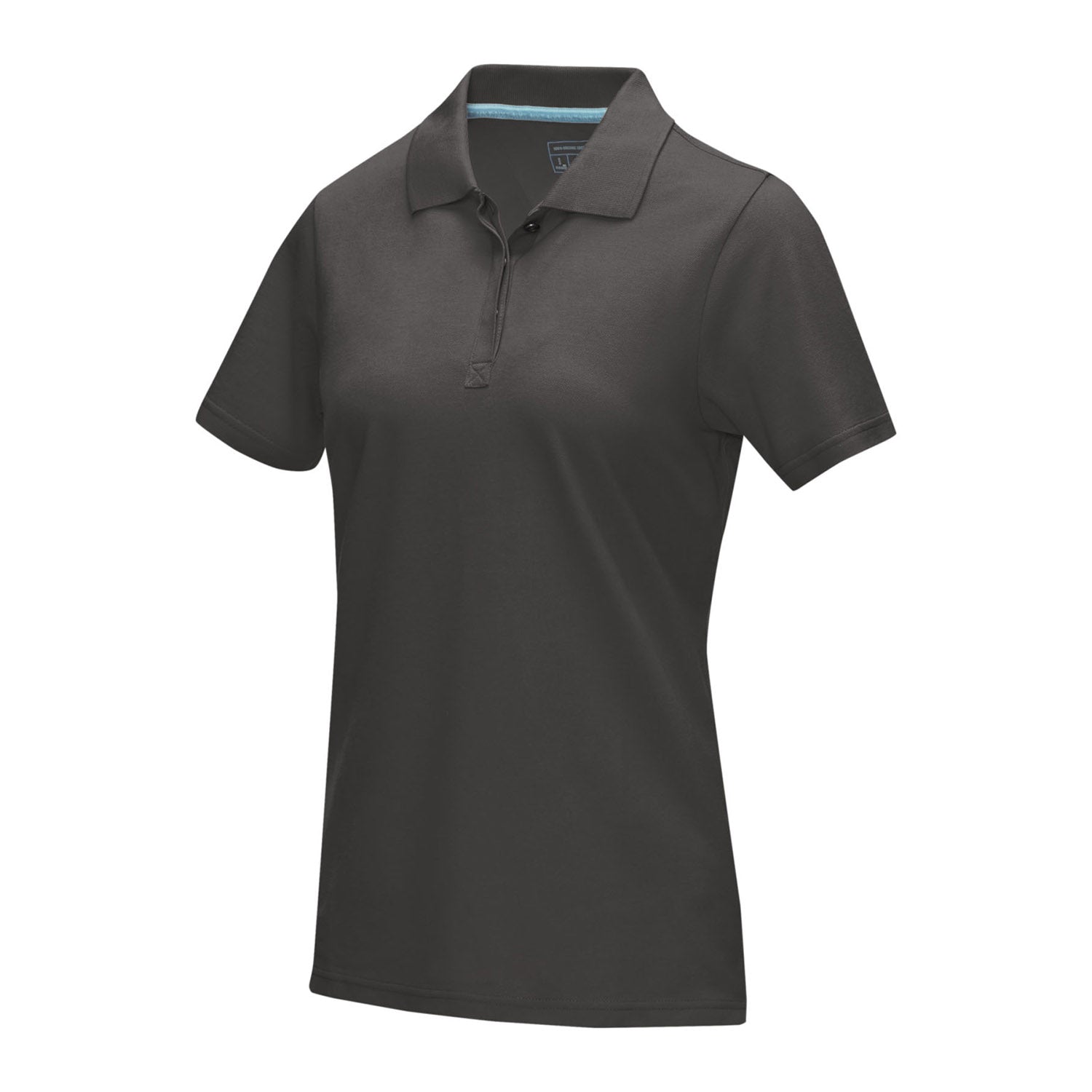 Graphite kortärmad dam ekologisk piké