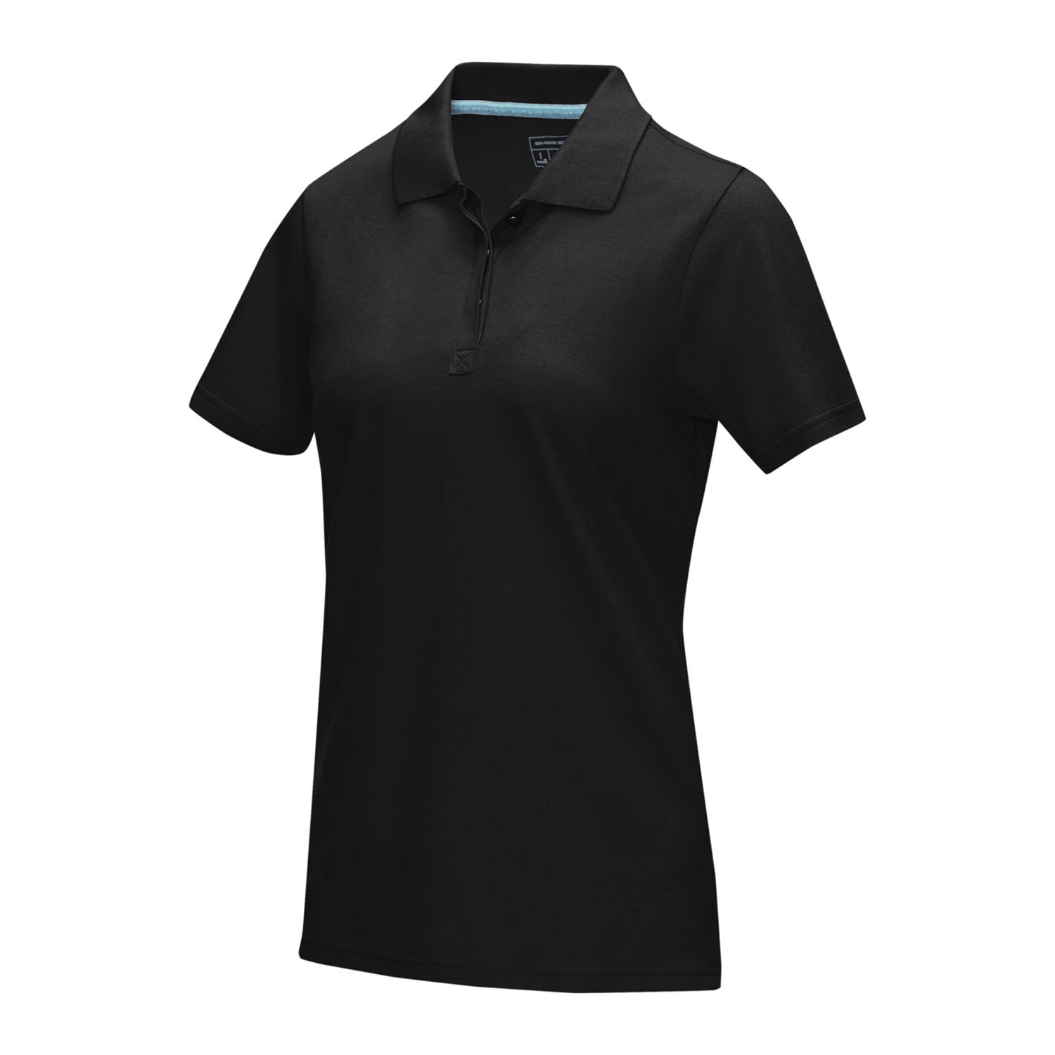 Graphite kortärmad dam ekologisk piké