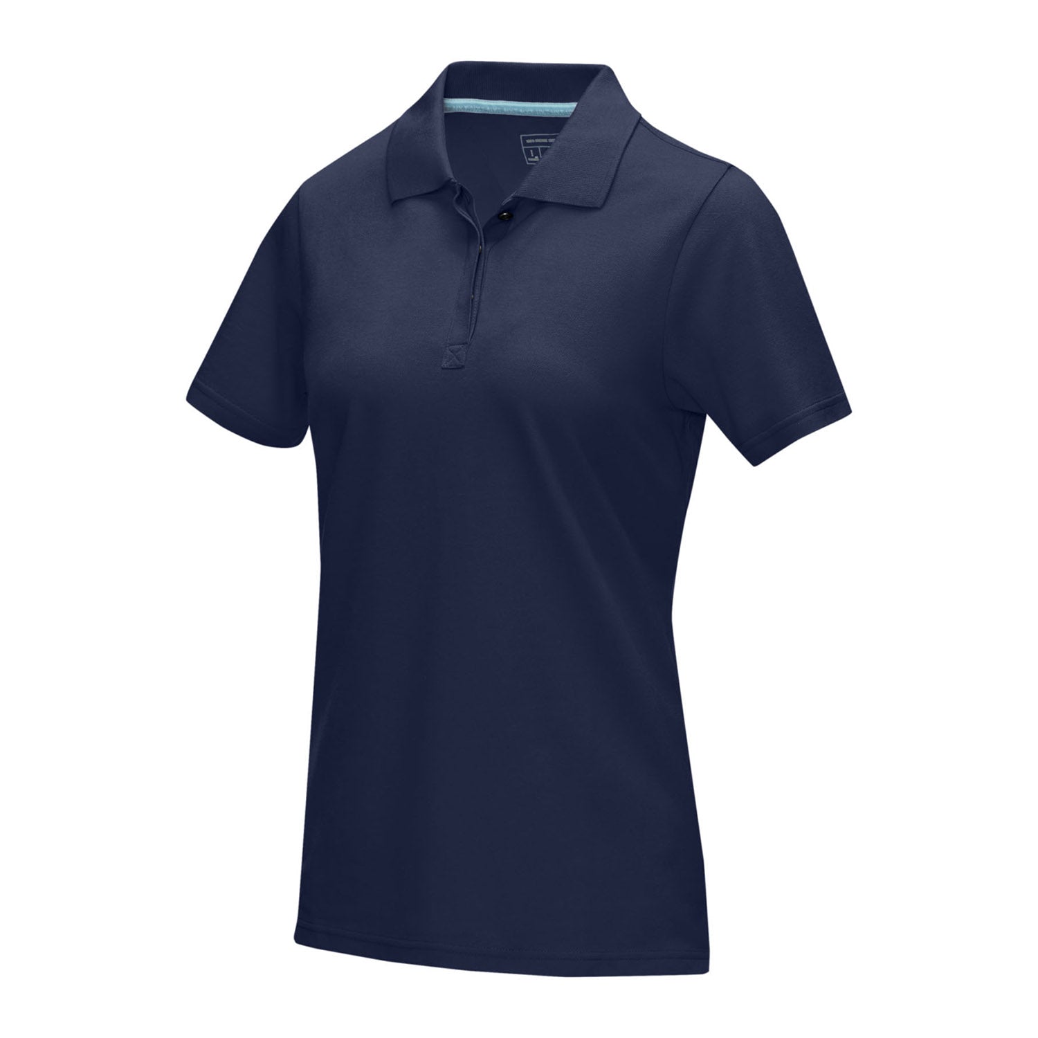 Graphite kortärmad dam ekologisk piké