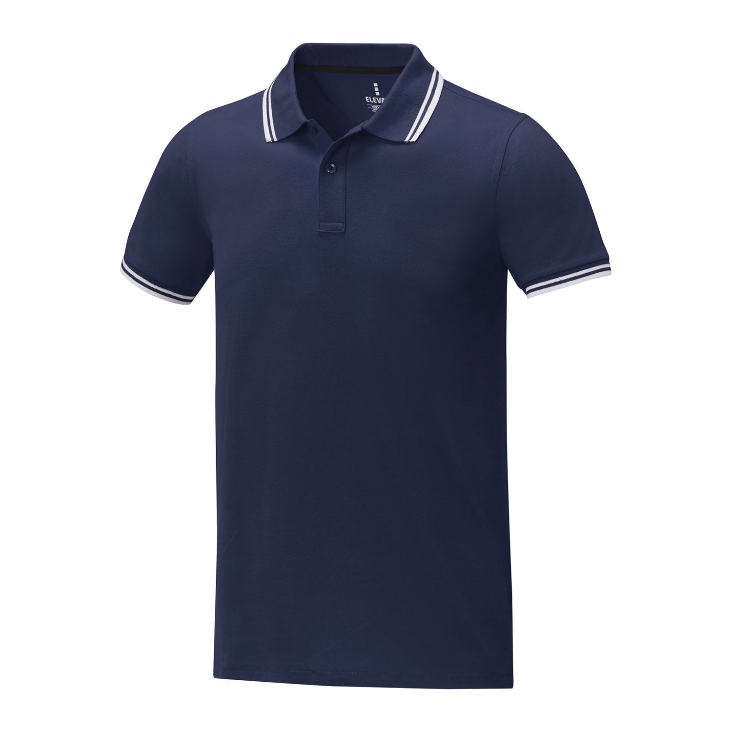 Amarago kortärmad pikétröja med tippning för män