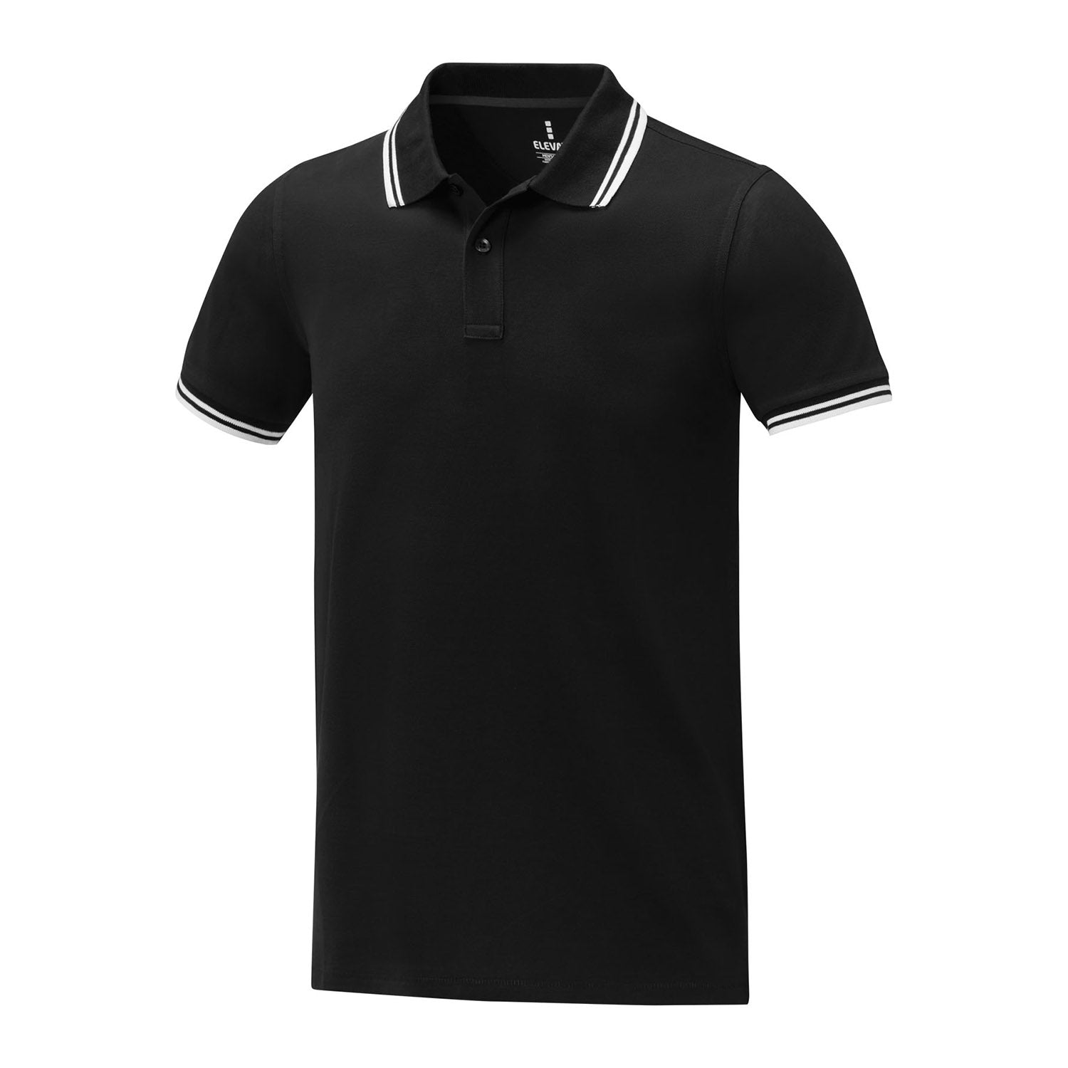 Amarago kortärmad pikétröja med tippning för män