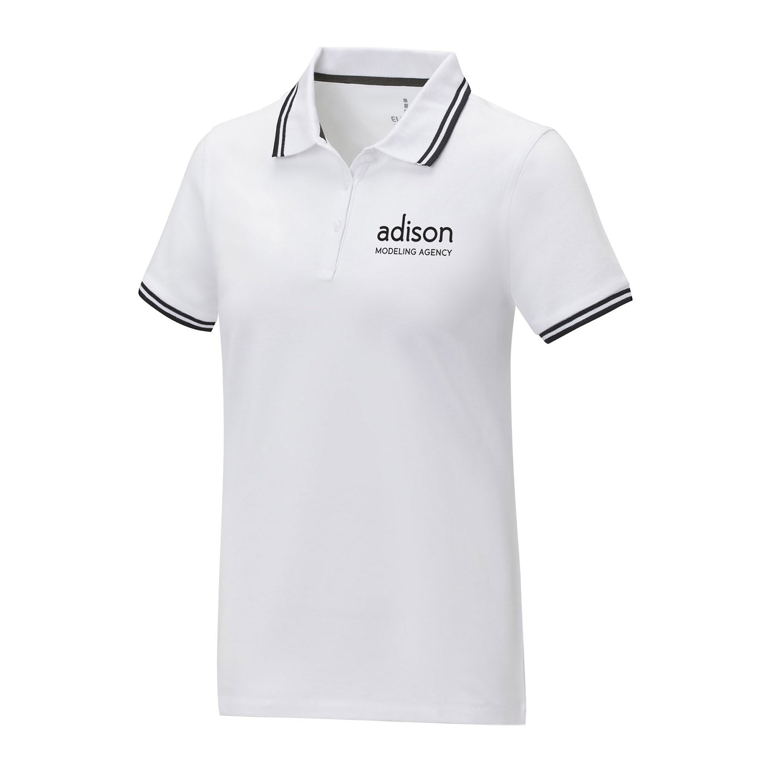 Amarago kortärmad pikétröja med tippning för dam