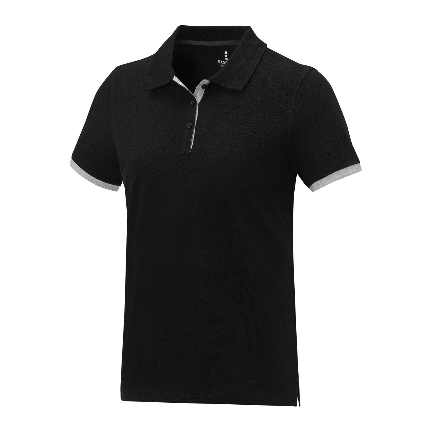 Morgan tvåtons kortärmad pikétröja för dam