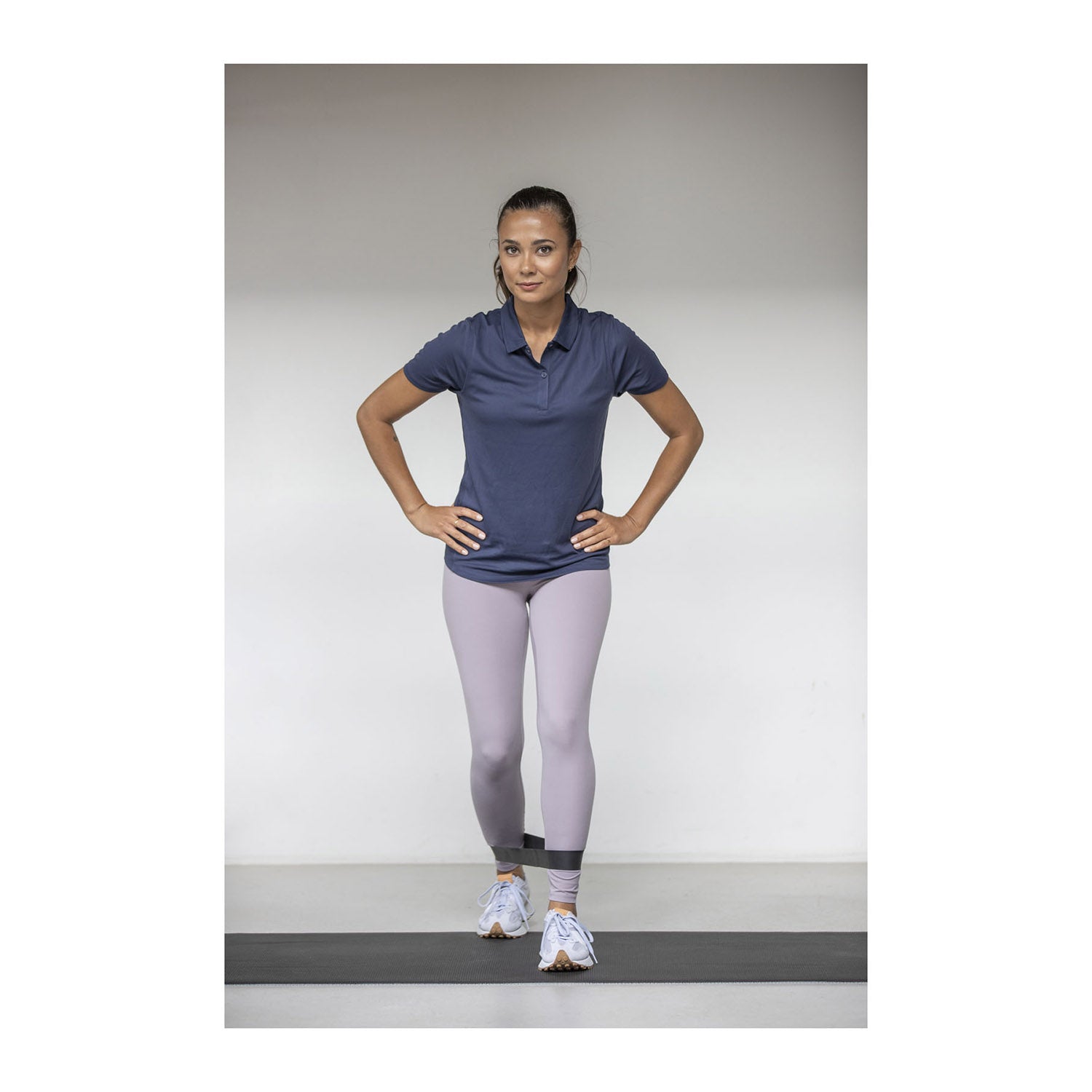 Deimos kortärmad pikétröja för dam med snygg passform