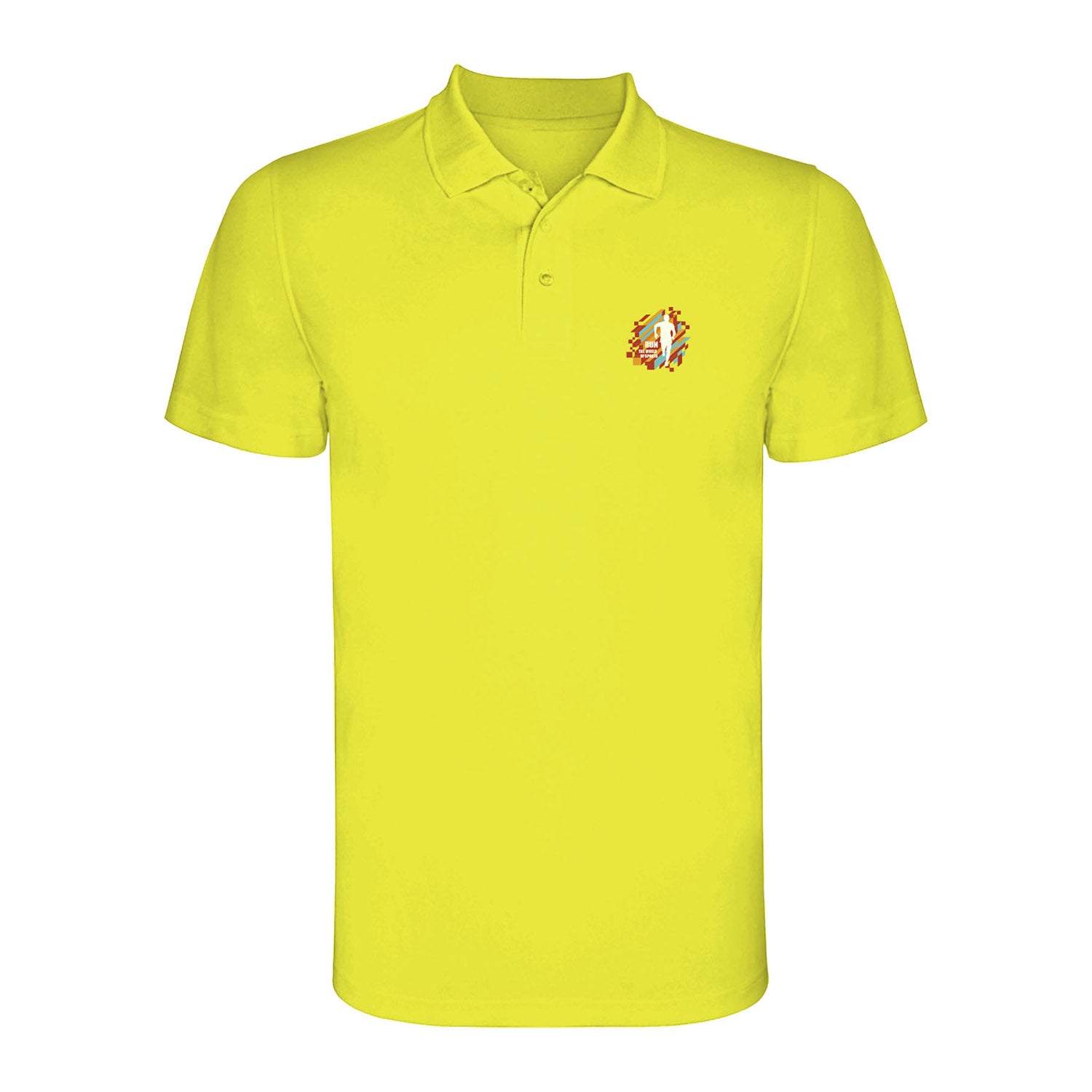 Monzha kortärmad sportpikétröja för barn