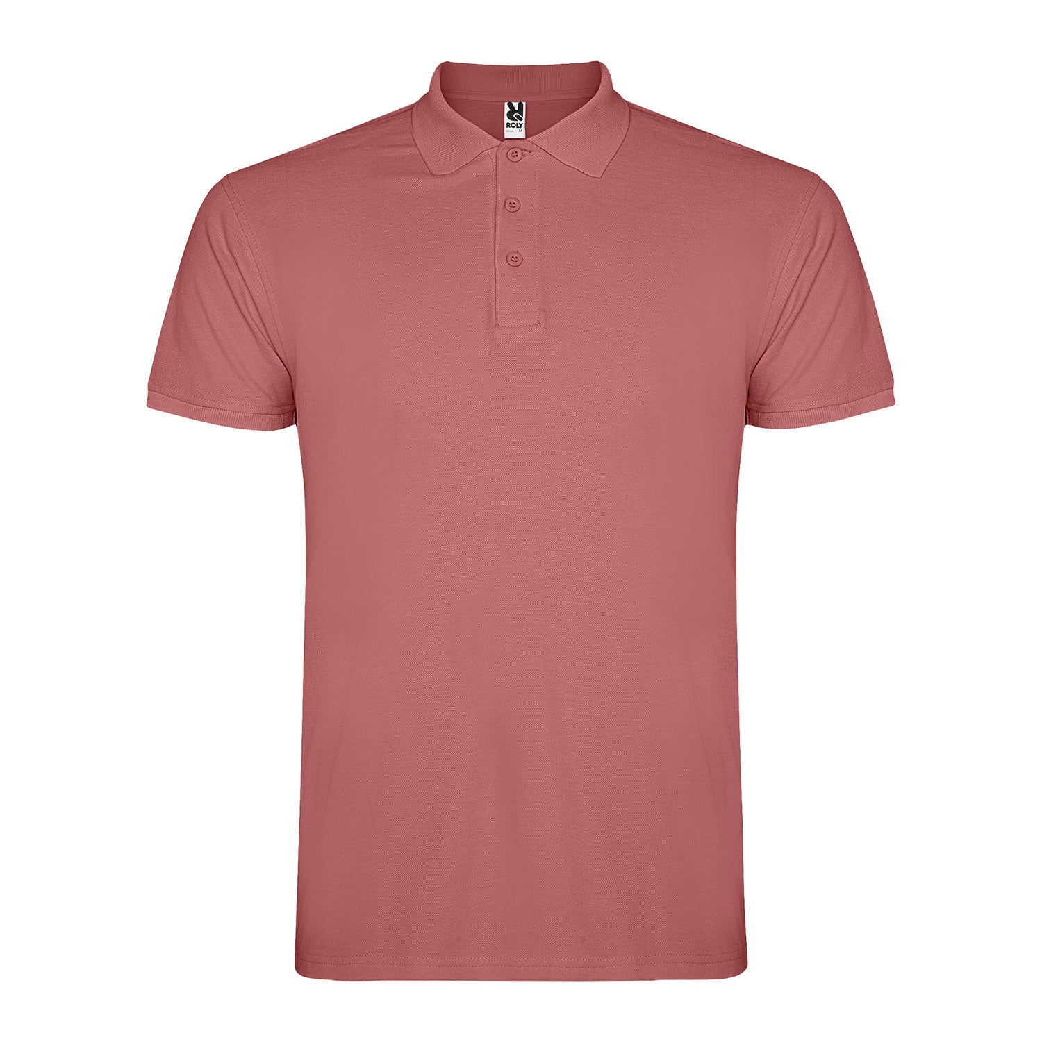 Star kortärmad pikétröja för herr