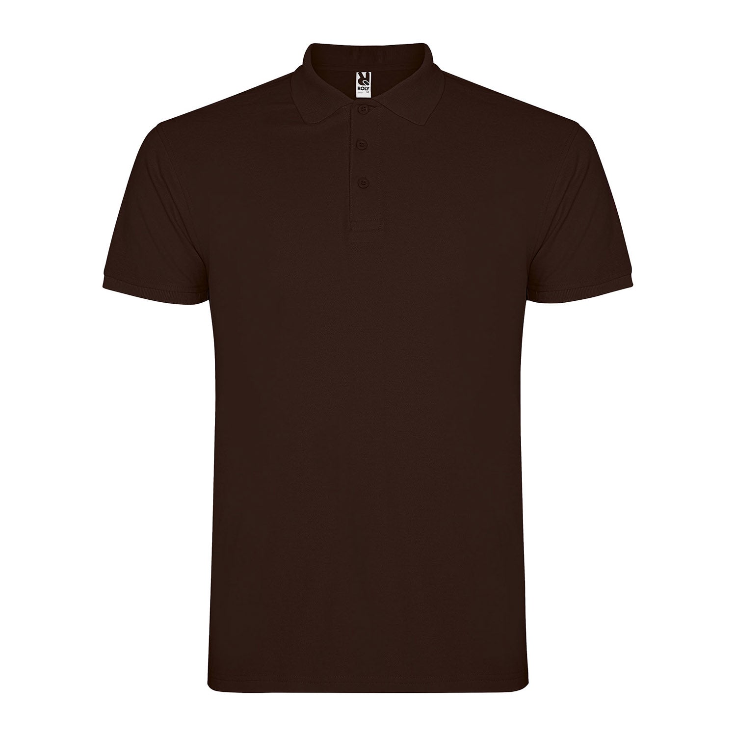 Star kortärmad pikétröja för herr