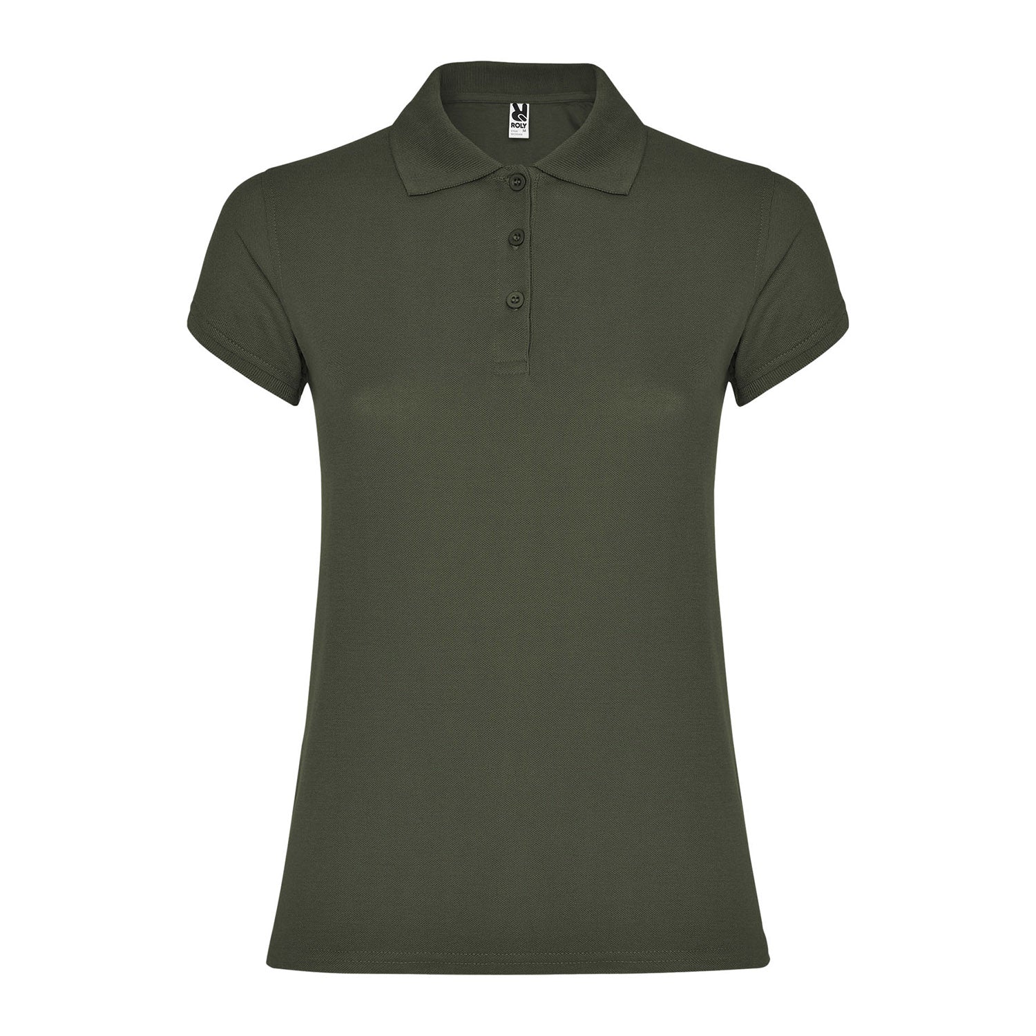 Star kortärmad pikétröja för dam