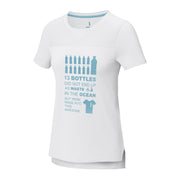 Borax GRS-återvunnen kortärmad funktions t-shirt dam