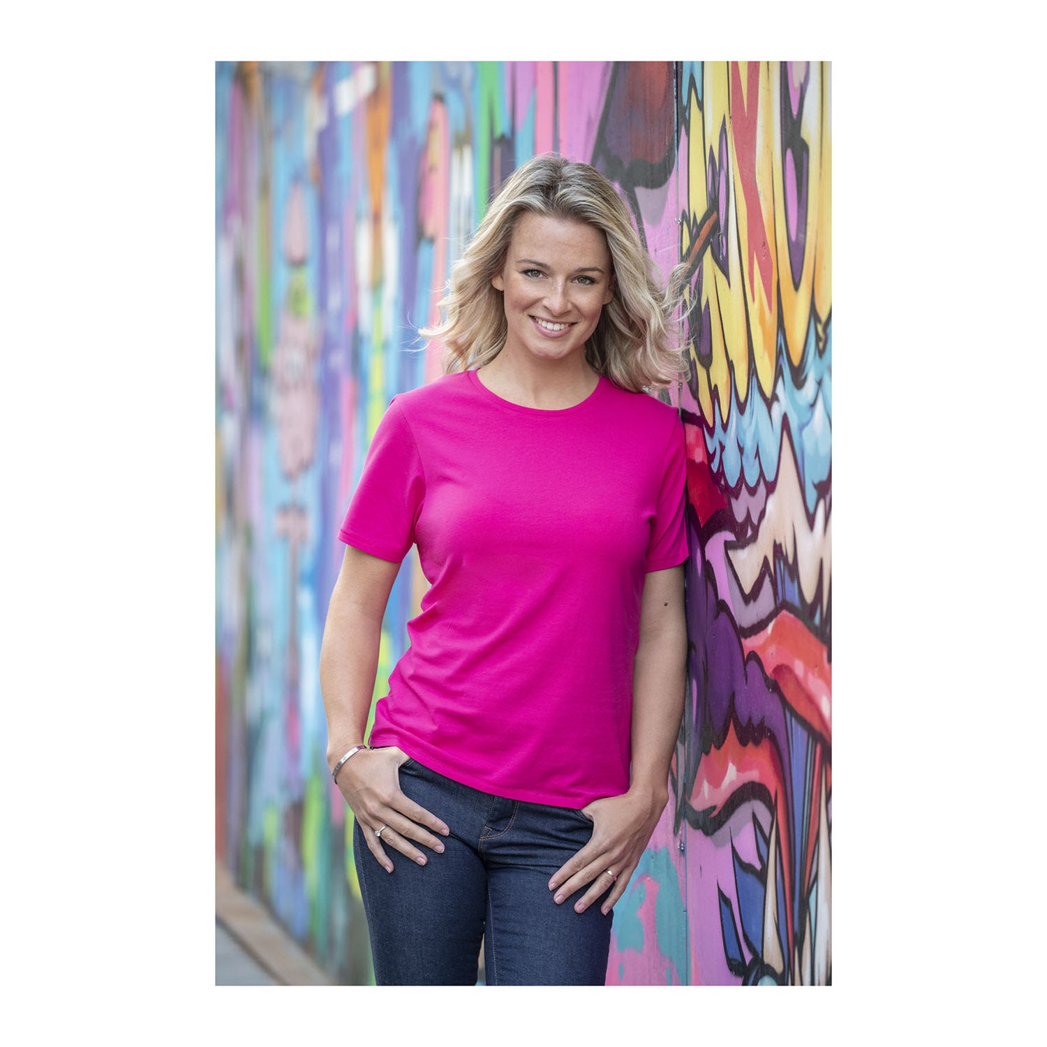 Balfour kortärmad ekologisk damtröja